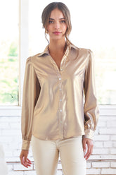 FINLEY COLLETTE BLOUSE LIQUID